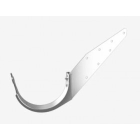 120mm Rennekrok med sidefeste